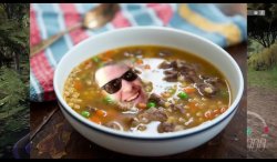 Ramen soup Meme Template