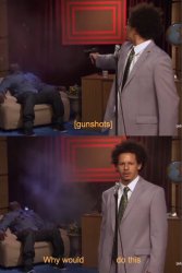 Eric Andre Why would _ do this Meme Template