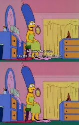 Marge laugh Meme Template