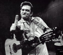 Johnny Cash finger Meme Template