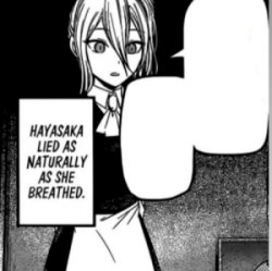 Hayasaka lied as naturally as she breathed Meme Template