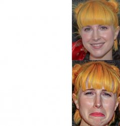 Hayley Williams Paramore Sad Blank Template Memes Meme Template