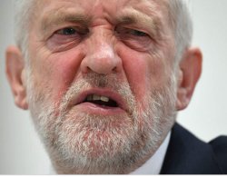 Jeremy Corbyn snarling Meme Template