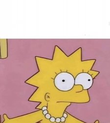 Lisa Simpson Come at me Meme Template
