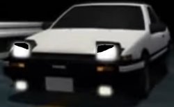Angry AE86 (initial D) Meme Template