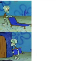 Sepia from Spongebob Meme Template