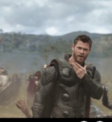 Thor noticed you copied my beard Meme Template