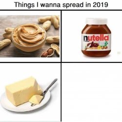 Things I wanna spread in 2019 Meme Template