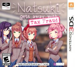 Natsuki gets away with tax fraud Meme Template