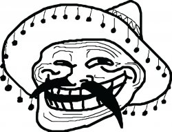 Mexican Trollface Meme Template