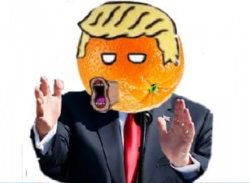 Orange Man Meme Template
