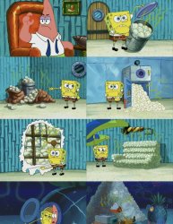 Spongebob diapers Meme Template