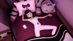 Miraculous Ladybug Marinette In bed Meme Template