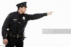 police pointing Meme Template