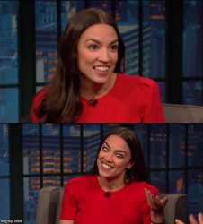 Bad Pun AOC Meme Template