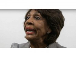 Crazy Maxine Waters Meme Template