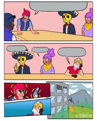 Brawl Stars Boardroom Meeting Suggestion Meme Template