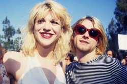 Kurt Cobain Courtney Love Meme Template