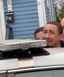 Not So Tough Guy Arrested Meme Template