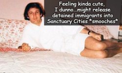 trump feeling cute immigrants sanctuary Meme Template