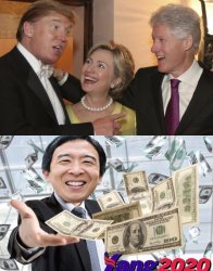 Andrew Yang Gang Donald Trump Bernie Sanders Meme Template