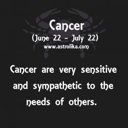 Cancer Zodiac Sign - Sensitive - Sympathetic Meme Template
