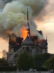 Notre Dame Fire Mixtape Meme Template