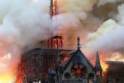 Notre Dame Church Burn Meme Template