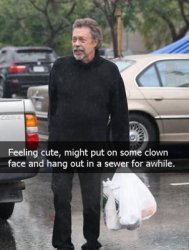 Tim Curry feeling cute Meme Template