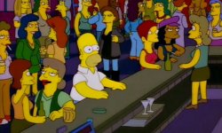 Homer Simpsons in bar Meme Template