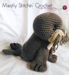 Cute walrus crochet Meme Template
