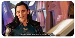 loki never met this man Meme Template