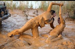 Mud wrestling Meme Template