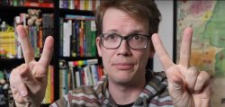 Hank Green Peace signs Meme Template