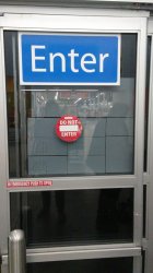 Walmart Enter/Don't Enter Meme Template