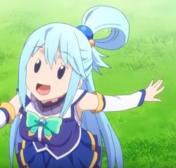 Kawaii Aqua Meme Template