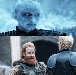 Night king/ Tormund Meme Template