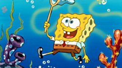 Flying Spongebob Meme Template