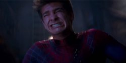 Andrew Garfield crying Meme Template