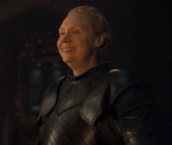 Smiling Brienne Meme Template