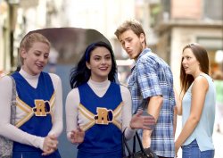 Distracted Boyfriend Betty and Veronica Meme Template