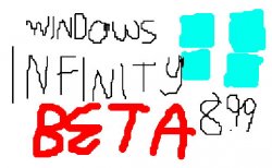 Windows Infinity Beta 8.99 Logo Meme Template