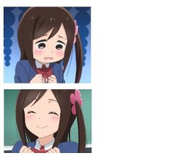 Bocchi (Drake Format) Meme Template