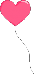 pink heart ballon Meme Template