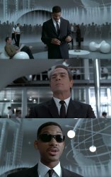 mib difference between you and me Meme Template