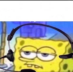 Headset Spongebob Meme Template