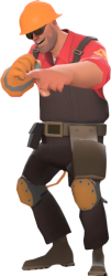 TF2 pointing engie Meme Template