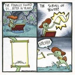 Scroll of Truth Meme Template