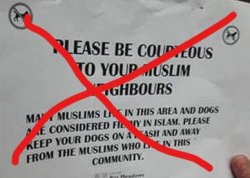 Muslim Anti-Dog Policy Meme Template