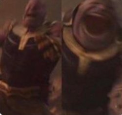 Thanos Scream Meme Template